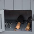 Miniatyrbild 8 av 9: Trädgårdsskjul, 129x51.5x180 cm, Grå+Svart