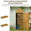 Miniatyrbillede 5 af 9: Haveskur, 79x49x191,5 cm, Natur