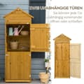 Miniatyrbillede 6 af 9: Haveskur, 79x49x191,5 cm, Natur