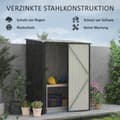 Miniatyrbild 4 av 9: Verktygsskjul, 161.5x94.5x196 cm, Svart