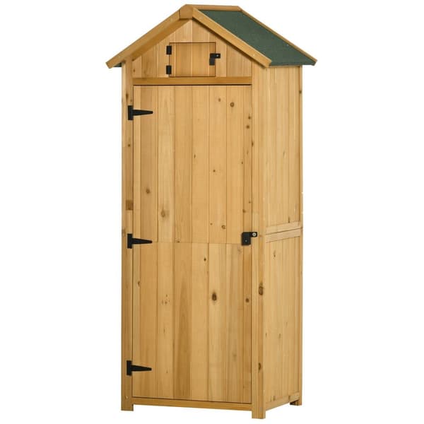 Trädgårdsskjul, 77x54.2x179 cm, Gul+Grön