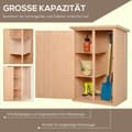 Miniatyrbillede 4 af 9: Haveskur, 75x56x115 cm, Naturligt Træ