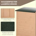 Miniatyrbillede 5 af 9: Haveskur, 75x56x115 cm, Naturligt Træ