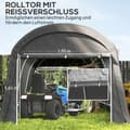 Miniatyrbillede 5 af 10: Rootz Garden Shed - Værktøjstelt - Opsætning af garage - vandtæt - UV -resistent - 300 cm x 600 cm x 230 cm - Holdbar beskyttelse