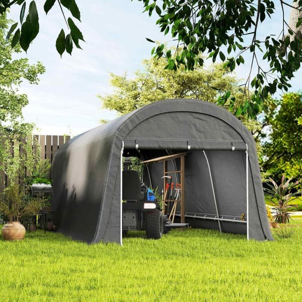 Rootz Garden Shed - Værktøjstelt - Opsætning af garage - vandtæt - UV -resistent - 300 cm x 600 cm x 230 cm - Holdbar beskyttelse