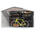 Miniatyrbild 9 av 10: Rootz Metal Tool Shed - Bicycle Shed - Garden Storage - Ventilation Windows - Gliddörrar - 277 x 195 x 192 cm