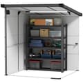 Miniatyrbild 8 av 10: Rootz Garden Shed Bike Shelter - Tool Storage - Låsbara dörrar - Hållbar och väderbeständig - 1,9 m x 1,9 m x 2,15 m