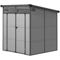 Miniatyrbild 1 av 10: Rootz Garden Shed Bike Shelter - Tool Storage - Låsbara dörrar - Hållbar och väderbeständig - 1,9 m x 1,9 m x 2,15 m