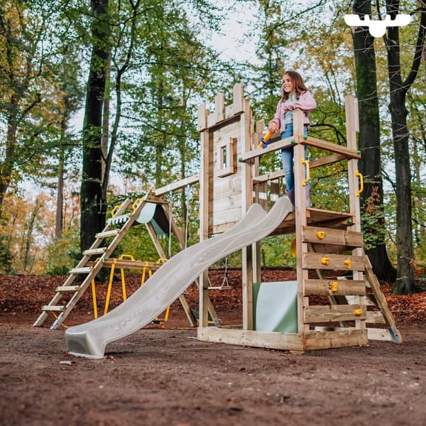 Klatretårnet BoldBaron Boost XXL med SurfSwing