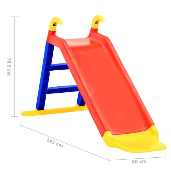 vidaXL rutsjebane til børn 141 cm PP