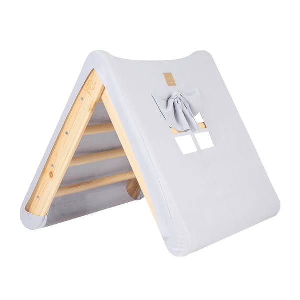 MeowBaby® Børnehus med en foldestige 60x61 cm til værelset Gennemsigtig