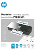 Miniatyrbillede 1 af 3: HP Premium lamineringsposer, DIN A3, 250 mikron, blank, gennemsigtig, til varmlaminering, 25 dele, 9128