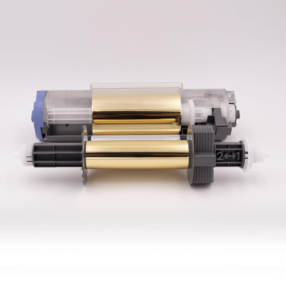 Brother - folie - blank - guld - rulle (11,05 cm x 120 m) 1 rulle(r) folie / film (HFA110GD)