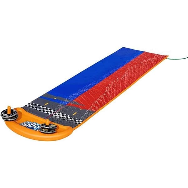 Bestway 52391 Splashy Speedway dubbel vattenrutschbana, 4,88m