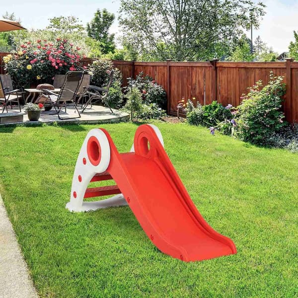 Rootz Børns Slide - Foldbar dias - Børn Udendørs lysbillede - Forbedrer motoriske færdigheder - 120 cm x 50 cm x 56 cm