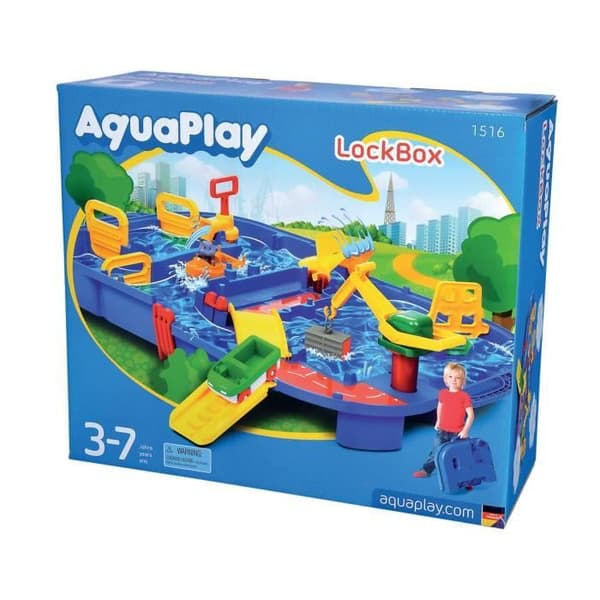 Smoby - Lock Box vattenkrets - Aquaplay - 25 tillbehör