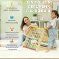 Miniatyrbild 6 av 9: Klätterställning Set, 4 i 1, 119x63x61 cm, Flerfärgad
