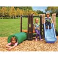 Miniatyrbild 4 av 4: Lekplats - LITTLE TIKES - Slott - 120 cm rutschkana - Tunnel - Plattformar - Brun