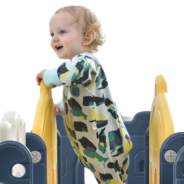 6-in-1 lasten leikkimökki – liukumäki, kiipeily, ryömintäpolku, säilytys, tammi ja koripallorengas – (ei pallomeripalloja mukana)