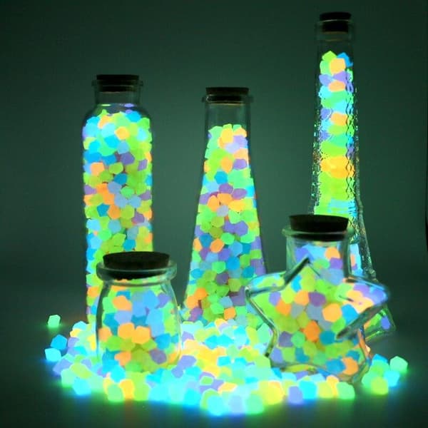 150 st Självlysande Stenar - Glow in the Dark Dekoration