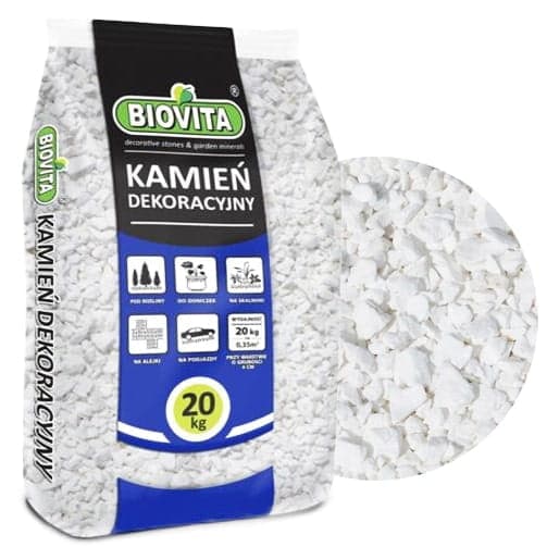 Dekorativa stenflisor vita 8-16 mm 20 kg