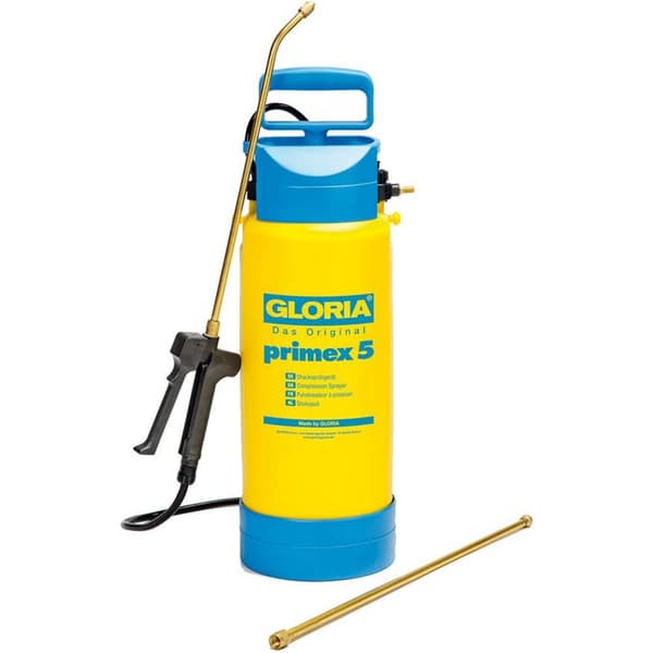 Gloria Haus und Garten 000083.0000 primex 5 Tryckspruta 5 l Kompressoranslutning, Förlängningsrör