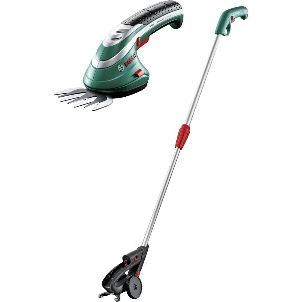 Bosch Home and Garden Isio Batteri Teleskop-grässax inkl. batteri, inklusive laddningsstation 3.6 V Li-Ion