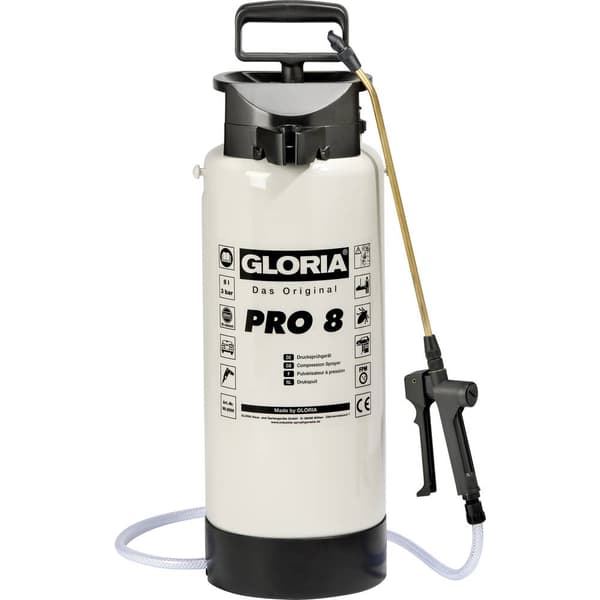 Gloria Haus und Garten 001206.0000 Pro 8 Tryckspruta 8 l Axelrem