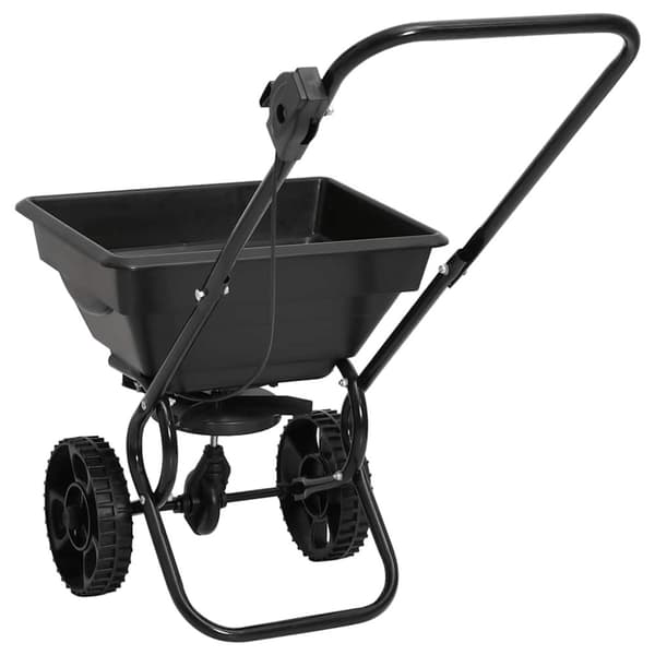 vidaXL Manuell saltspreder PVC og stål 92x46x70 cm 15 L