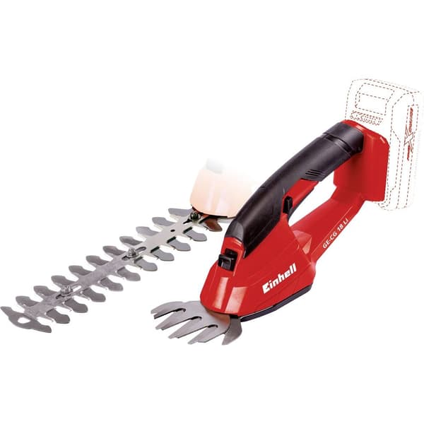 Einhell GC-CG 18 Li-Solo Busksax, Grässax Batteri exkl. batteri, utan laddare 18 V Li-Ion