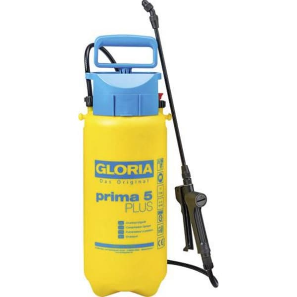 Gloria Haus und Garten 000106.0000 prima 5 PLUS Tryckspruta 5 l