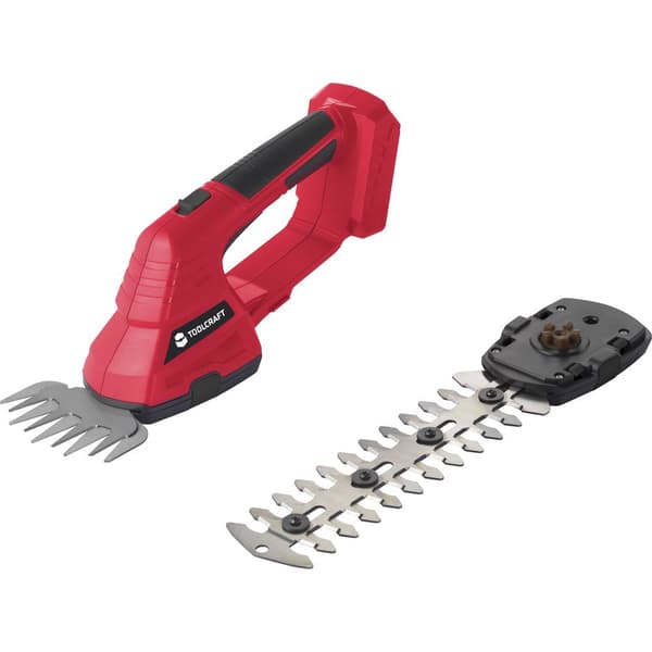 TOOLCRAFT GBS-L118 / TAWB-200 Grässax Batteri exkl. batteri, utan laddare, inkl. gräs- och buskklippanordning 20 V Li-I