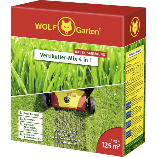 WOLF-Garten 3851620 Vertikalskärare Mix 4-i-1 1 st