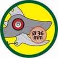 Miniatyrbild 3 av 4: WOLF-Garten RR-VM 71ACA006650 Grensax Sidoskär