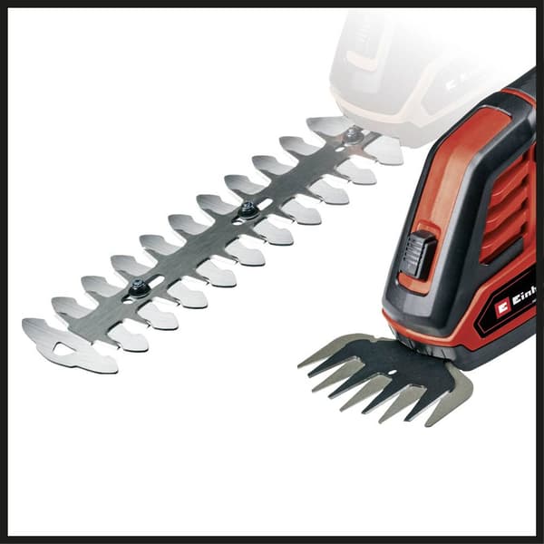 Einhell Einhell Power X-Change Akku-Gras- und Strauchschere GE-CG 18/100 Li-Solo Grässax Batteri Softgriff