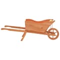 Miniatyrbillede 3 af 8: vidaXL plantekasse 128x45,5x43 cm trillebørsdesign massivt fyr