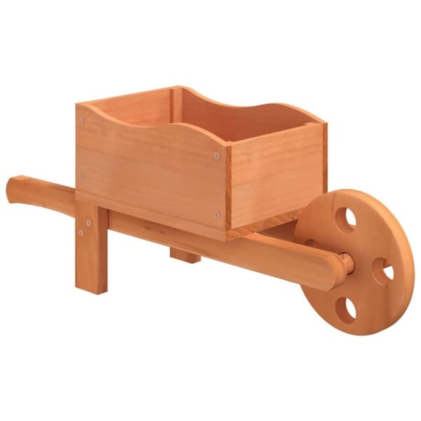 vidaXL Blomkrukor 2 st 47x15x19 cm massiv gran