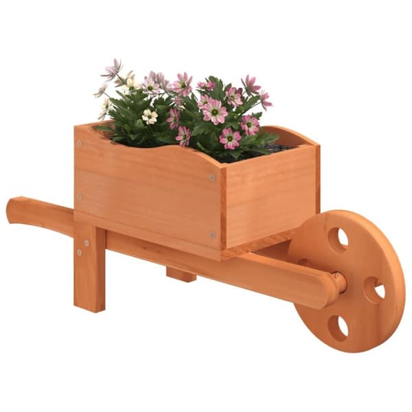 vidaXL Blomkrukor 2 st 47x15x19 cm massiv gran
