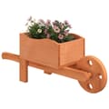 Miniatyrbild 2 av 10: vidaXL Blomkrukor 2 st 47x15x19 cm massiv gran