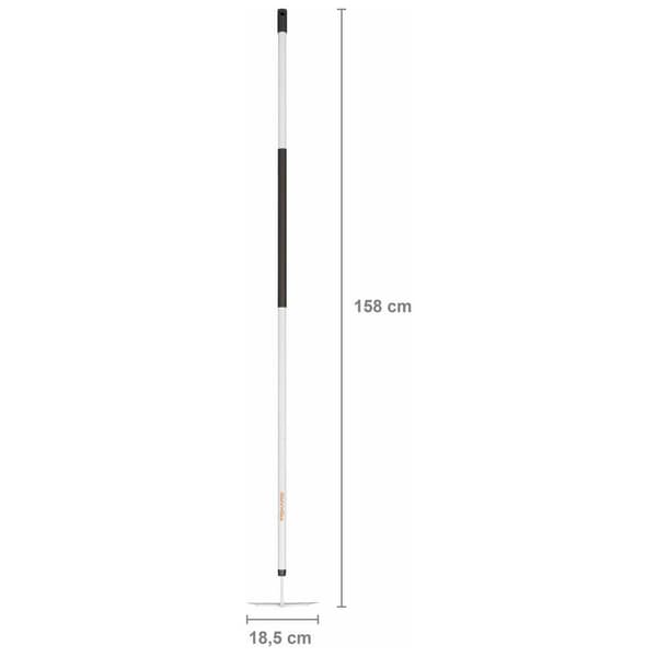 Fiskars Kuokka White Hopeinen
