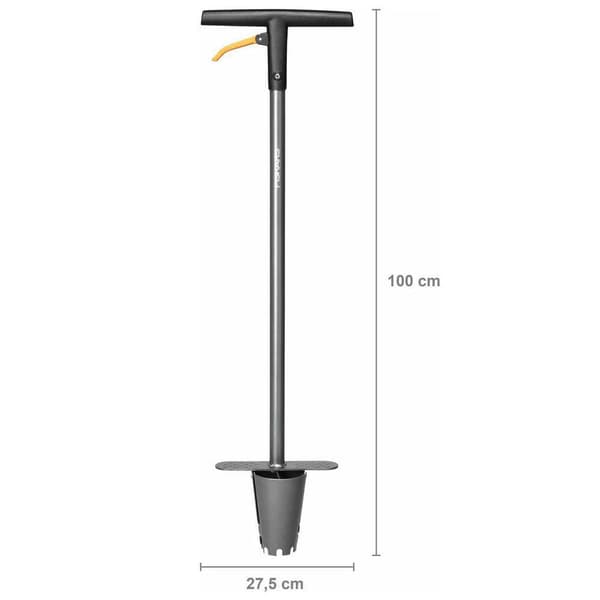 Fiskars Ergo Seisova Sipulinistutuskone Hopeinen