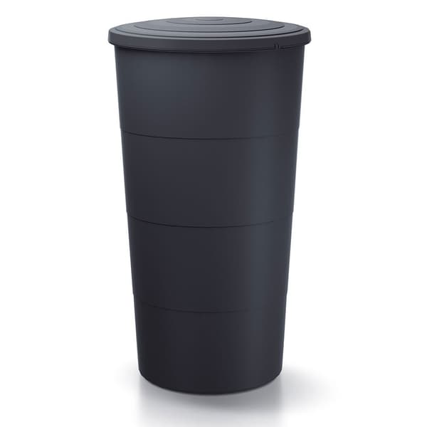 Prosperplast Regnvandsbeholder Set 200l Smooth Collection 60x60x106.6 Cm Transparent
