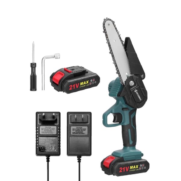 Elektrisk beskæringssav, genopladelig, med én hånd, Sæt 5 1 batteri, EU Set 2 2 batteries