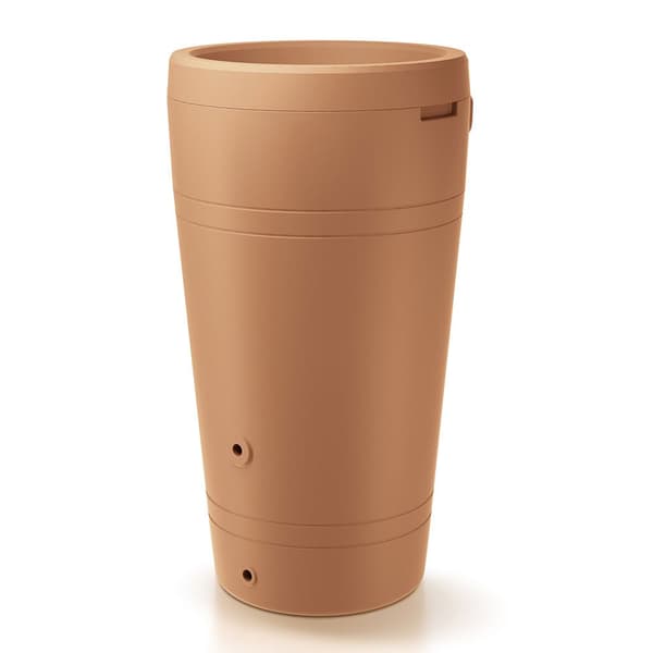 Prosperplast Regnvandsbeholder Set 230l Tube Collection 59.3x59.3x107 Cm Transparent
