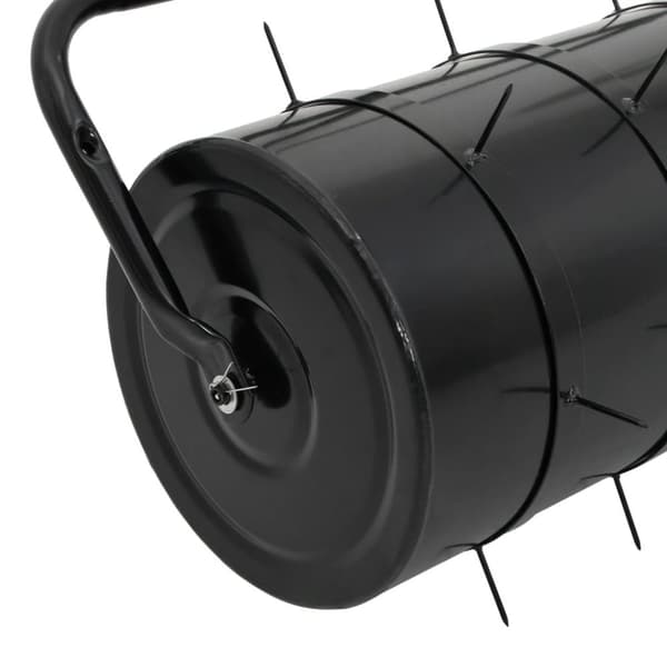 vidaXL Plenrulle med lufter svart 63 L jern og stål