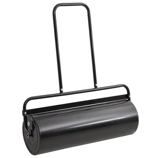 vidaXL havetromle med klinger 63 l jern og stål sort