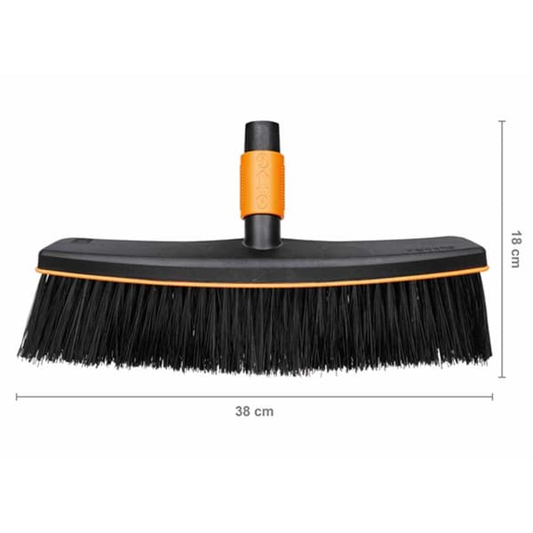 Fiskars Børste Quikfit Patio 38 Cm Sort