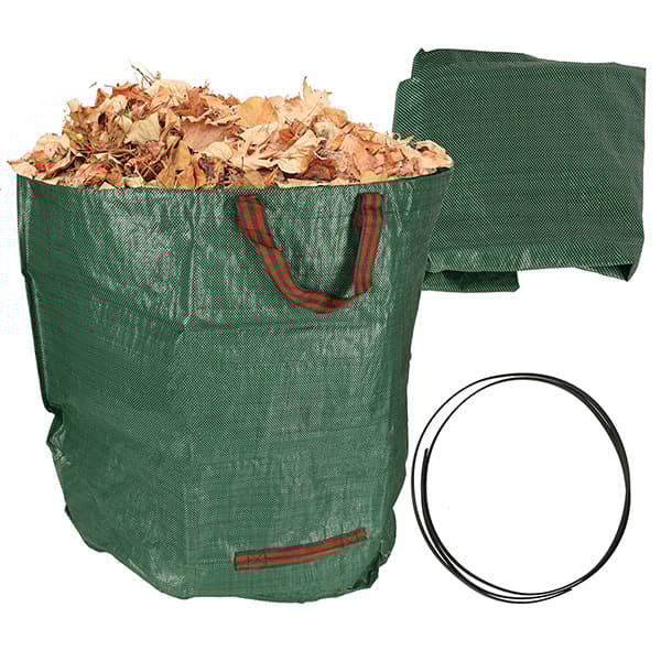 Trädgårdslövkorg, avfallspåse, 272 l, stor