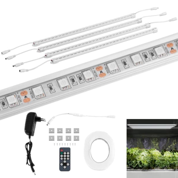 Lamppu kasvien kasvuun 120 LEDiä 50 cm 20 W 4 kpl
