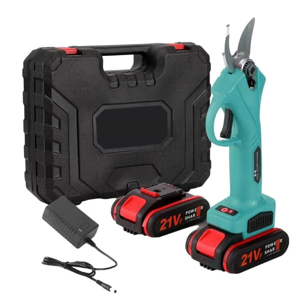 21V Trådløs Elektrisk Beskærer, Ergonomisk Håndtag, 4-5 Timers Arbejdstid,EU-stik, 10 stk. sort 10pcs blue